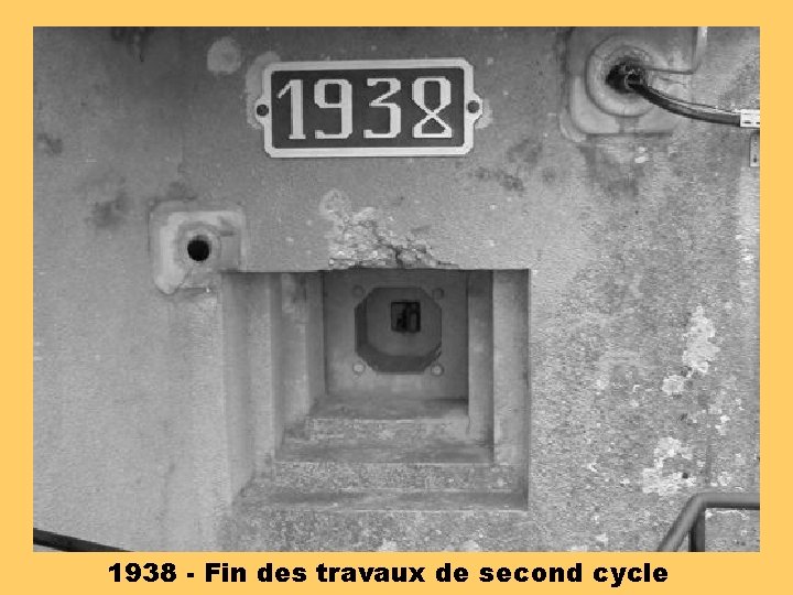 1938 - Fin des travaux de second cycle 