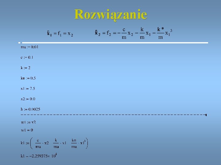 Rozwiązanie 