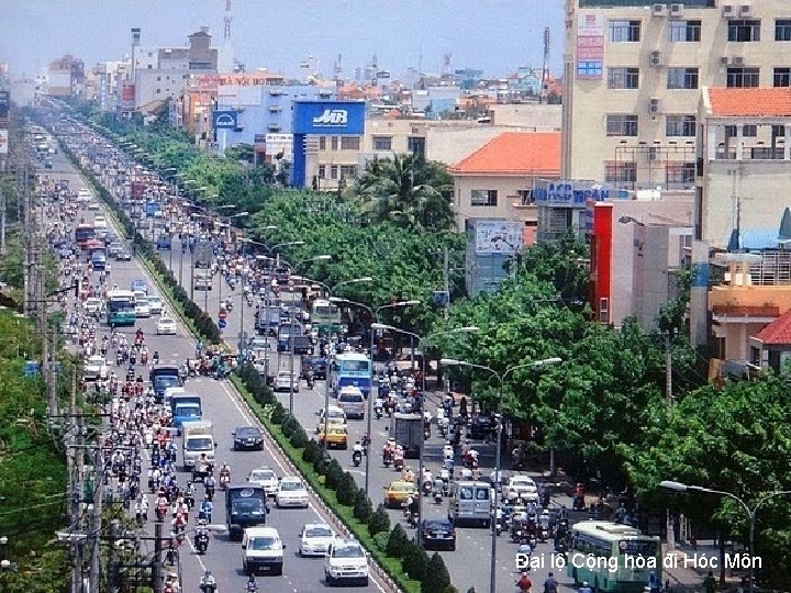 Đại lộ Cộng hòa đi Hóc Môn 