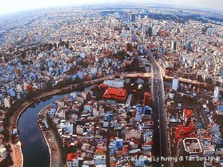 Cầu Công Lý hướng đi Tân Sơn Nhất 