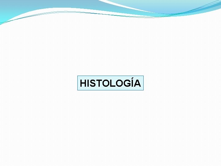 HISTOLOGÍA 