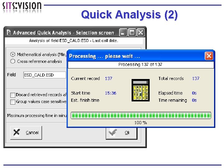 Quick Analysis (2) 