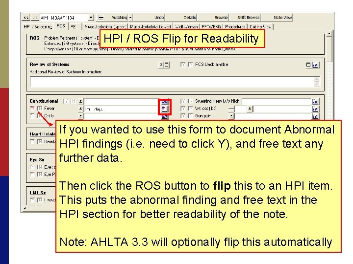HPI / ROS Flip for Readability If you wanted to use this form to