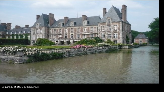 Le parc du château de Courances. 