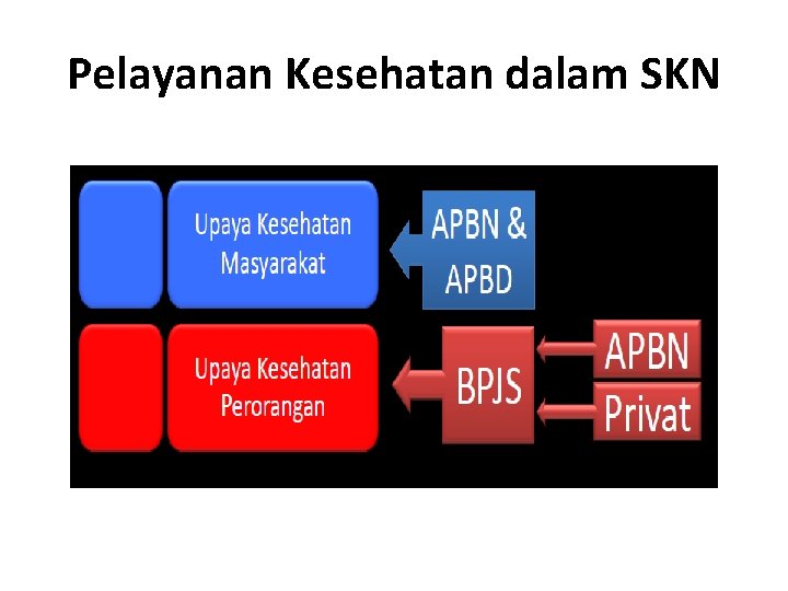 Pelayanan Kesehatan dalam SKN 