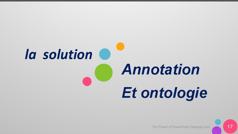 la solution Annotation Et ontologie The Power of Power. Point | thepopp. com 17