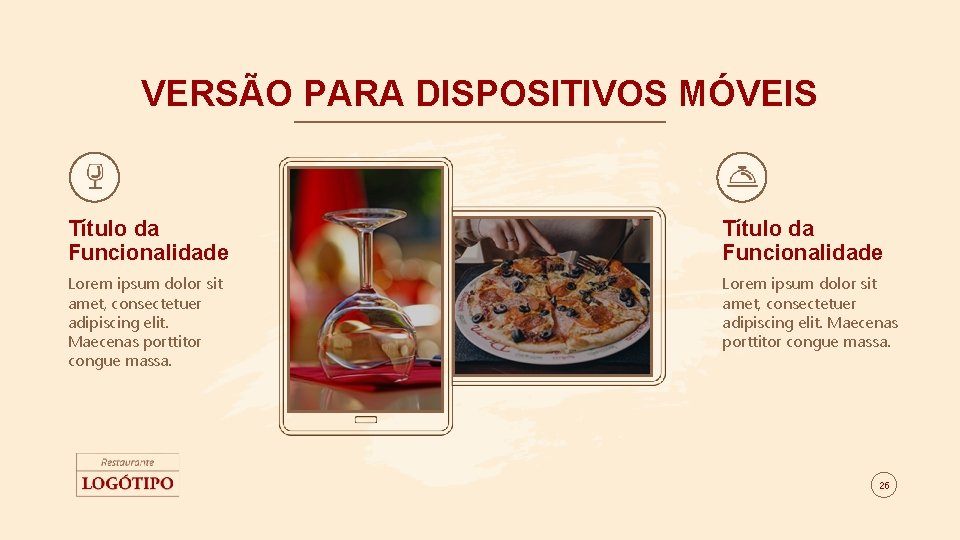 VERSÃO PARA DISPOSITIVOS MÓVEIS Título da Funcionalidade Lorem ipsum dolor sit amet, consectetuer adipiscing