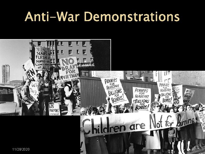 Anti-War Demonstrations 11/28/2020 19 