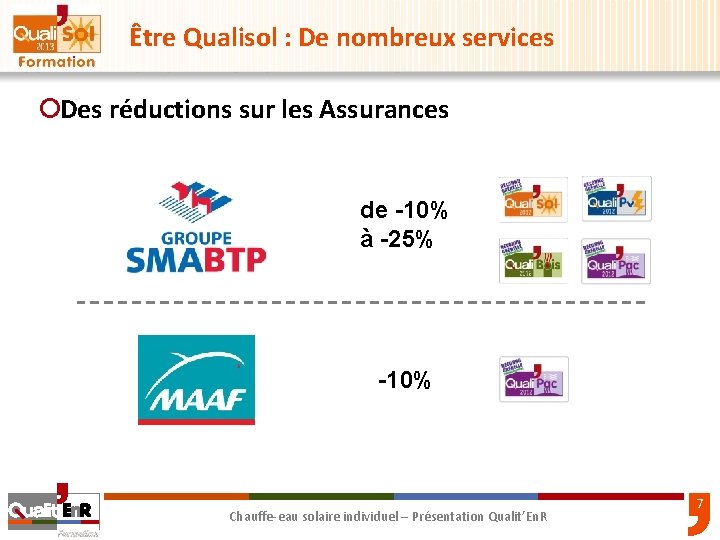 Être Qualisol : De nombreux services ¡Des réductions sur les Assurances de -10% à Être Qualisol : De nombreux services ¡Des réductions sur les Assurances de -10% à