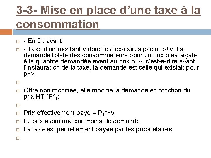 3 -3 - Mise en place d’une taxe à la consommation - En 0