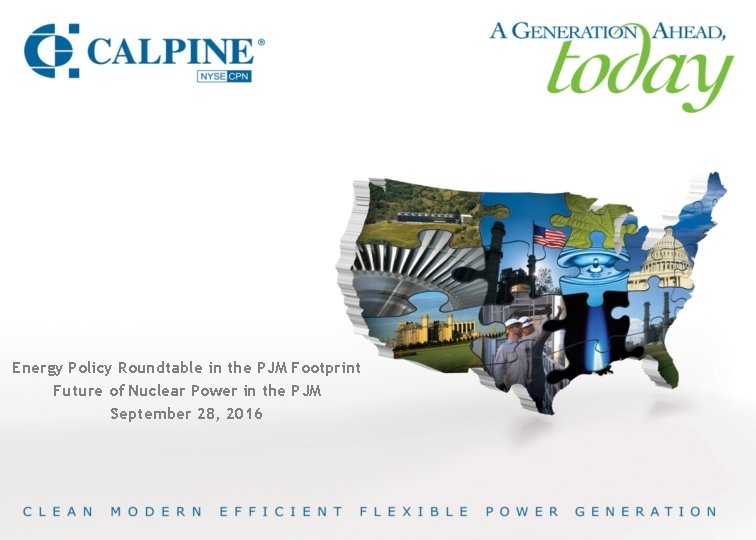 Energy Policy Roundtable in the PJM Footprint Future of Nuclear Power in the PJM