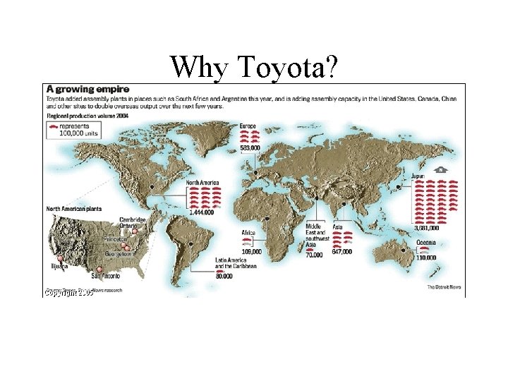 Why Toyota? Why Toyota?