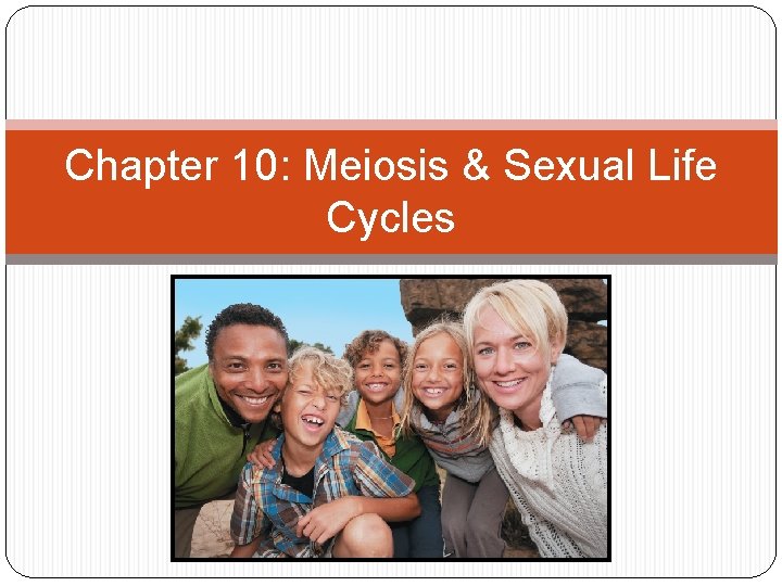 Chapter 10: Meiosis & Sexual Life Cycles 
