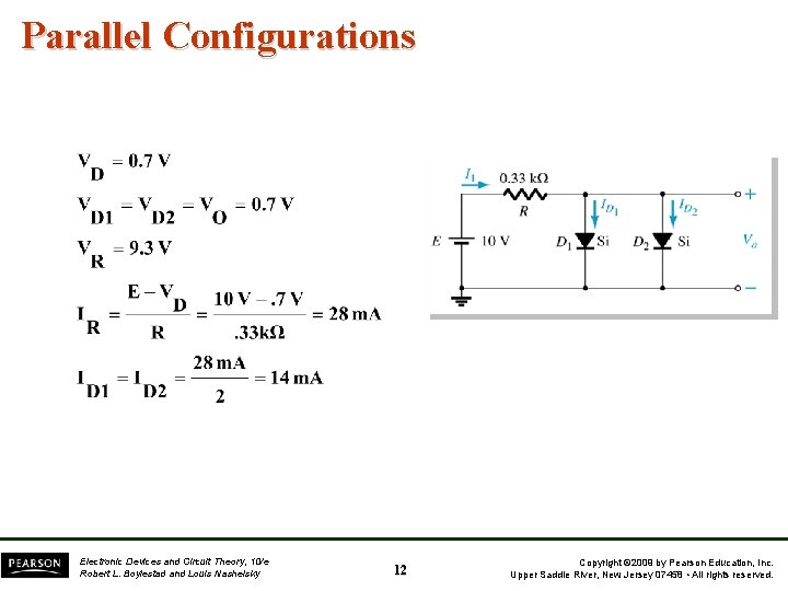 Parallel Configurations Electronic Devices and Circuit Theory, 10/e Robert L. Boylestad and Louis Nashelsky
