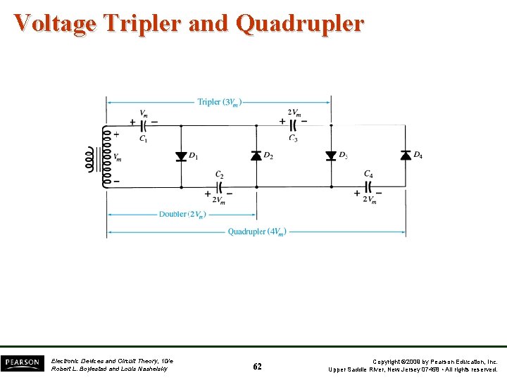 Voltage Tripler and Quadrupler Electronic Devices and Circuit Theory, 10/e Robert L. Boylestad and