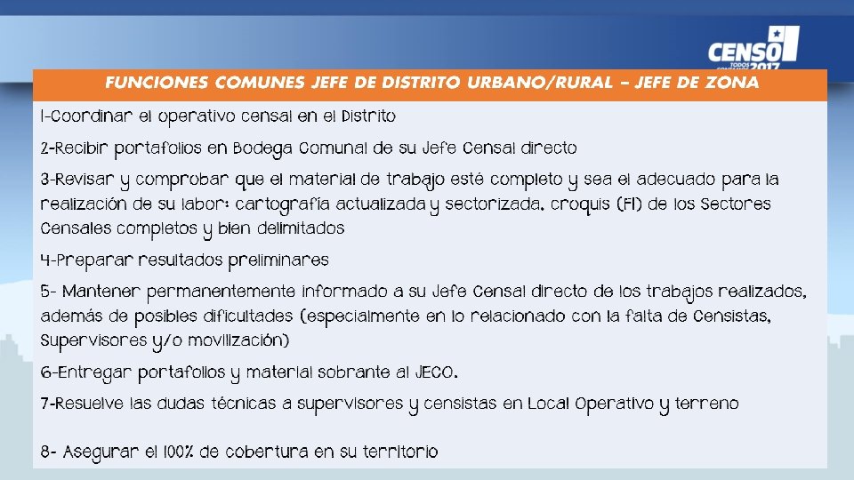 Más información en www. censo 2017. cl 39 