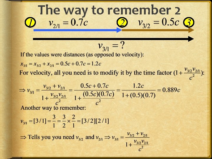 1 The way to remember 2 2 3 