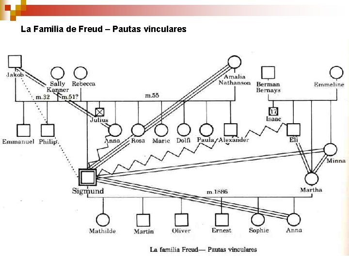 La Familia de Freud – Pautas vinculares La Familia de Freud – Pautas vinculares