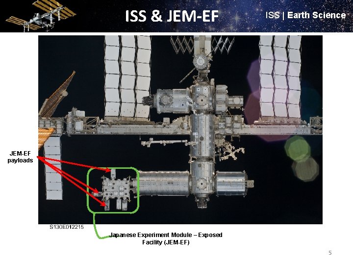 ISS & JEM-EF ISS | Earth Science JEM-EF payloads Japanese Experiment Module – Exposed ISS & JEM-EF ISS | Earth Science JEM-EF payloads Japanese Experiment Module – Exposed