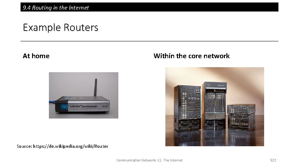 9 4 Routing in the Internet The Internet