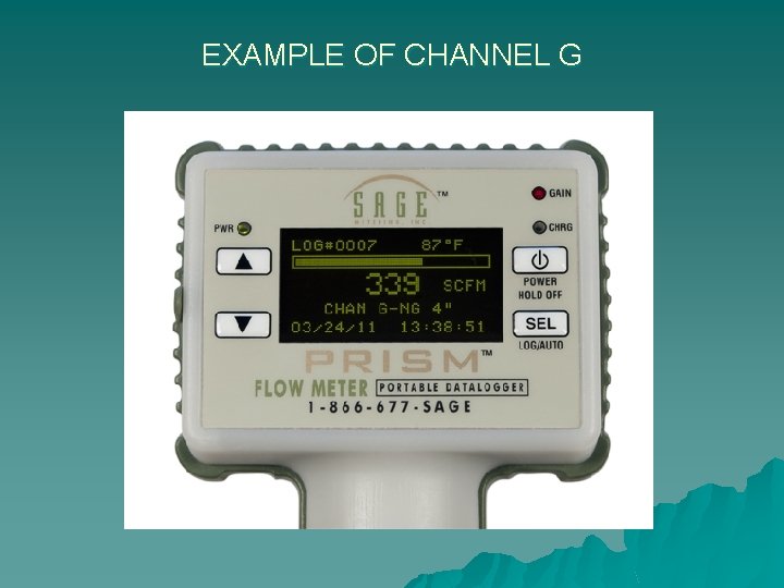 EXAMPLE OF CHANNEL G 