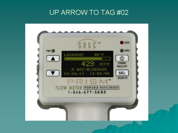 UP ARROW TO TAG #02 