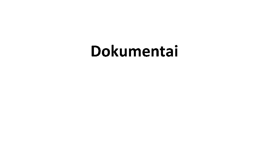 Dokumentai Dokumentai