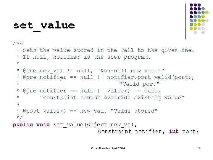 set_value /** * Sets the value stored in the Cell to the given one. set_value /** * Sets the value stored in the Cell to the given one.