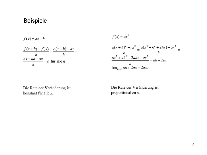 Beispiele 5 
