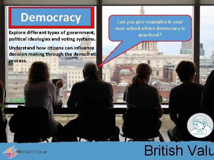 Democracy • Explore different types of government, political ideologies and voting systems. Can you