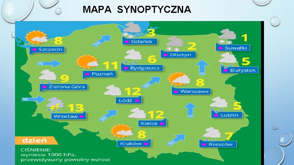 MAPA SYNOPTYCZNA 