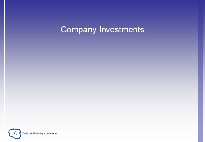 Company Investments 