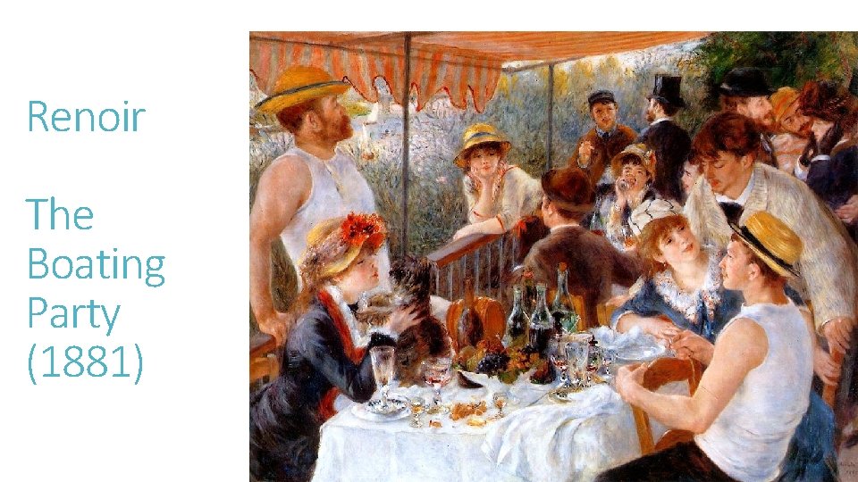 Renoir The Boating Party (1881) 