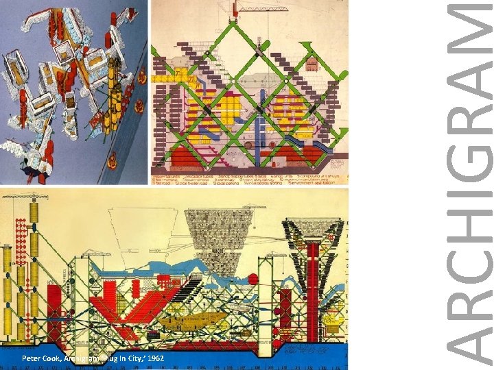 ARCHIGRA Peter Cook, Archigram ‘Plug In City, ’ 1962 ARCHIGRA Peter Cook, Archigram ‘Plug In City, ’ 1962
