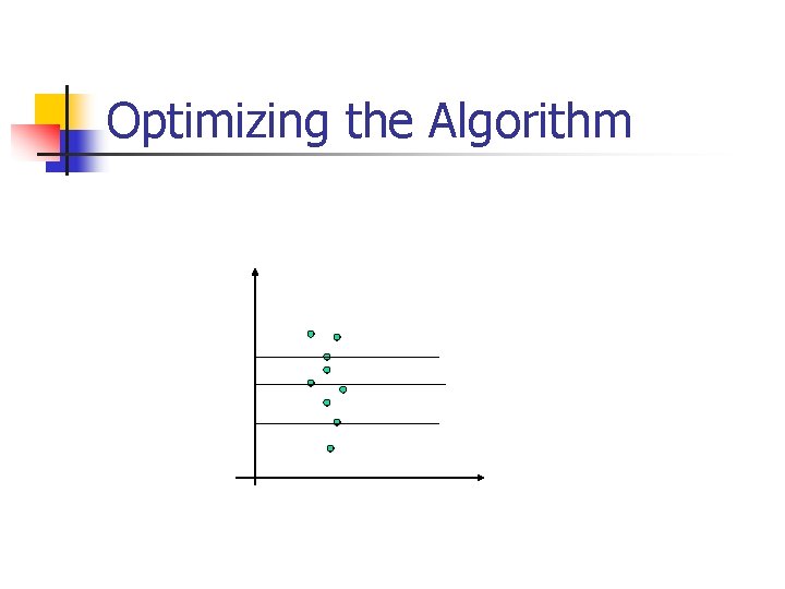Optimizing the Algorithm 