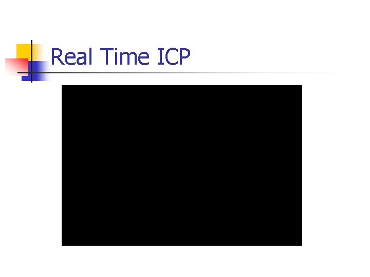 Real Time ICP 