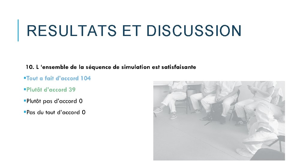 RESULTATS ET DISCUSSION RESULTATS ET DISCUSSION