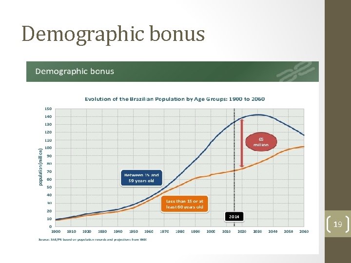 Demographic bonus 19 