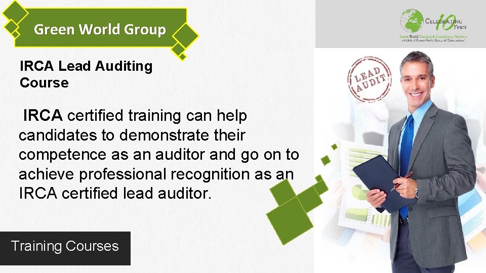 Green World Group IRCA Lead Auditing Course IRCA certified training can help candidates to