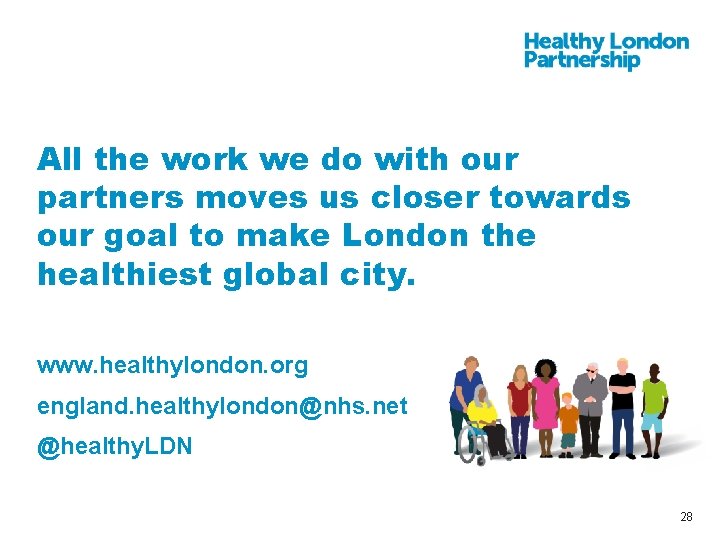 All the work we do with our partners moves us closer towards our goal