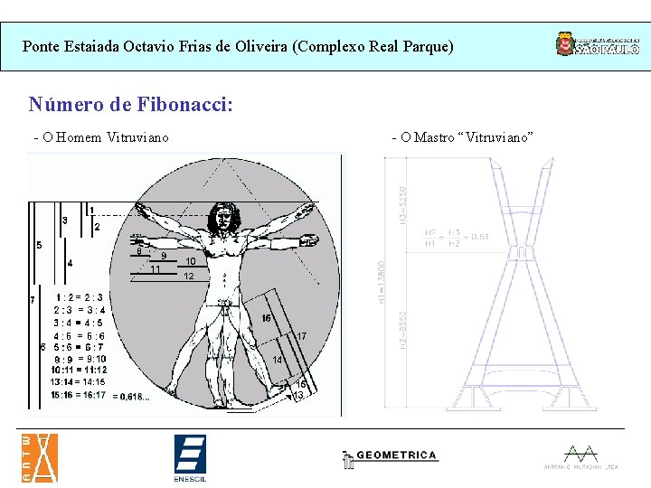 Ponte Estaiada Octavio Frias de Oliveira (Complexo Real Parque) Número de Fibonacci: - O Ponte Estaiada Octavio Frias de Oliveira (Complexo Real Parque) Número de Fibonacci: - O
