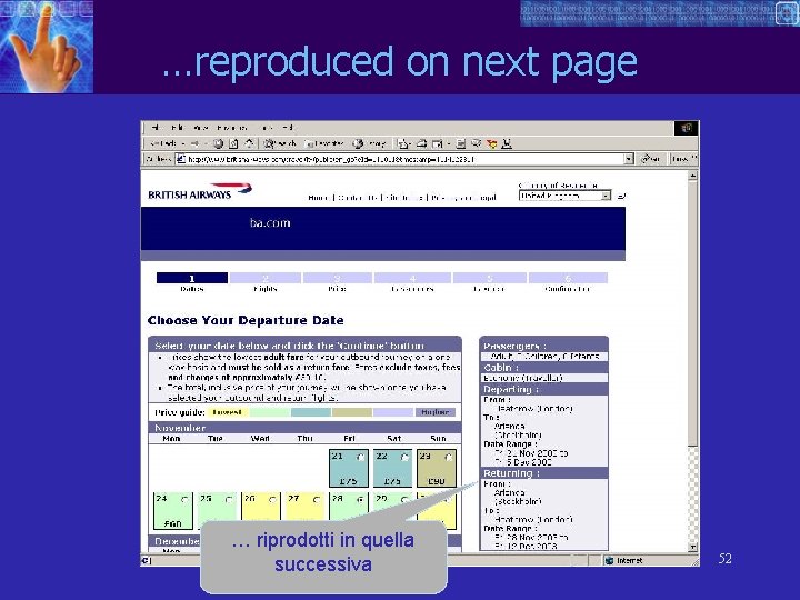 …reproduced on next page … riprodotti in quella successiva 52 