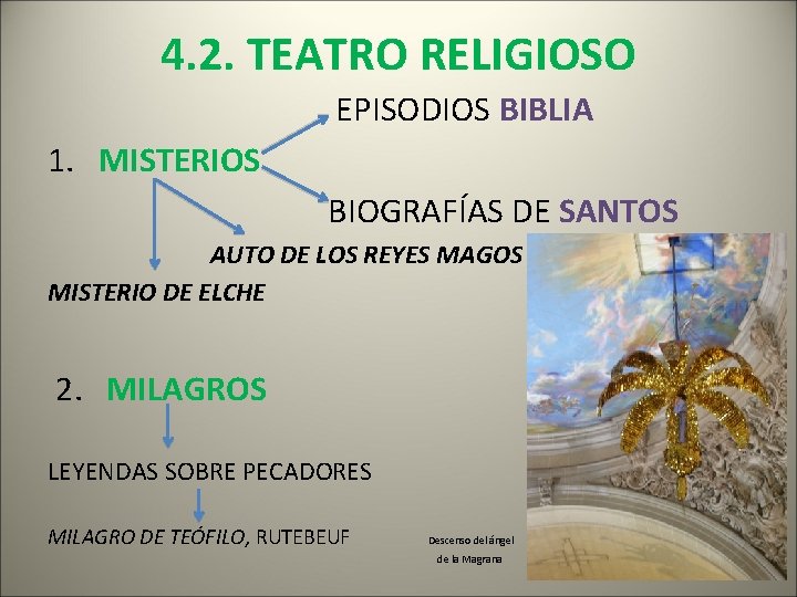 4. 2. TEATRO RELIGIOSO EPISODIOS BIBLIA 1. MISTERIOS BIOGRAFÍAS DE SANTOS AUTO DE LOS