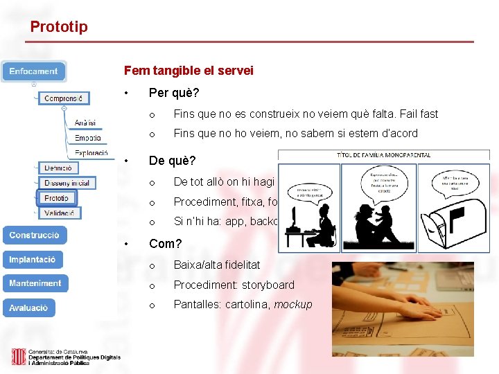 Prototip Fem tangible el servei • • • Per què? o Fins que no