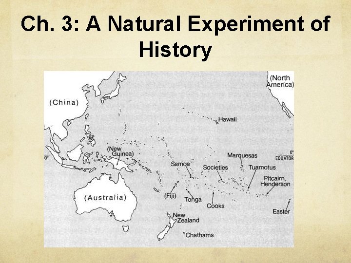 Ch. 3: A Natural Experiment of History 