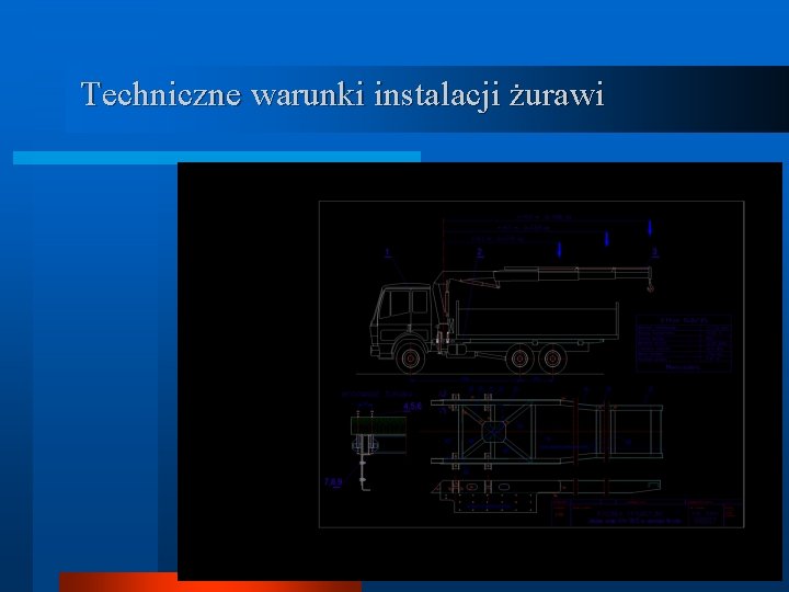 Techniczne warunki instalacji żurawi 