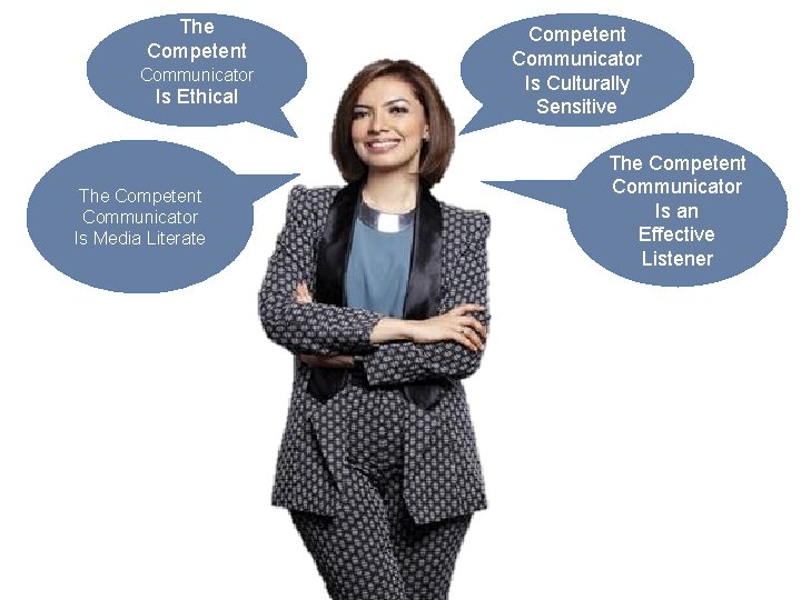 The Competent Communicator Is Ethical The Competent Communicator Is Media Literate Competent Communicator Is