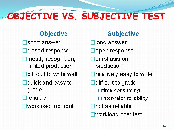 TSL 3112 LANGUAGE ASSESSMENT BASIC TESTING TERMINOLOGY Normreferenced