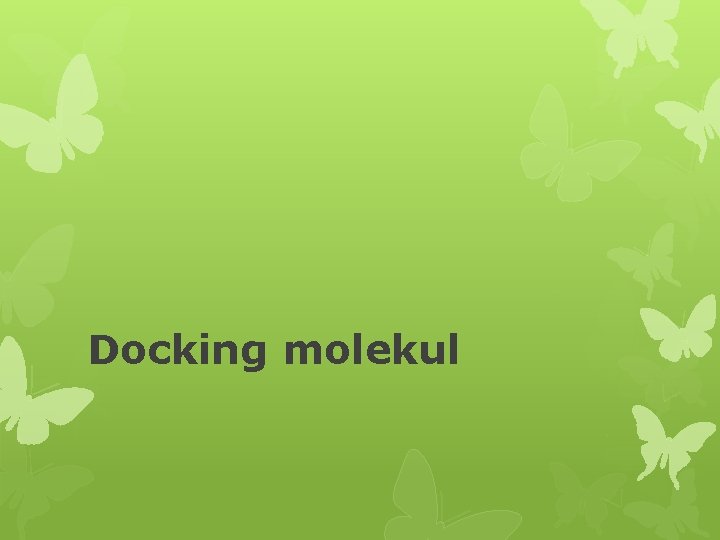 Docking molekul 