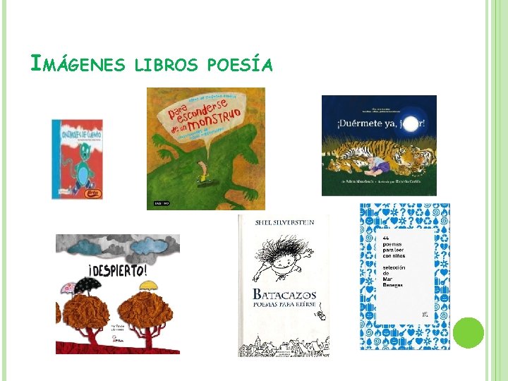 IMÁGENES LIBROS POESÍA 